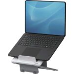 Fellowes Breyta Supporto per laptop fino a 14" - 12 regolazioni di altezza - Peso max. 4 kg - Realizzato con materiali riciclabili al 100% - Colore bianco - immagine 5