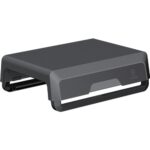 Fellowes Breyta Elevatore per monitor con 3 regolazioni di altezza - Supporto per smartphone e tablet - Ideale per il lavoro ibrido - Materiali riciclabili - Colore nero - immagine 2