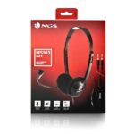 NGS Cuffie con cavo per laptop - Microfono regolabile - Archetto regolabile - Controllo del volume - Connettore audio da 3,5 mm - Colore nero - immagine 3