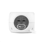 Orbegozo EN 4000 - Presa 7 in 1 con prese di terra e connessioni USB-C - Compatta e sicura - Ideale per i viaggi - Cavo da 1,5 metri - Ricarica più dispositivi contemporaneamente - immagine 3
