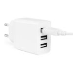 Orbegozo EN 1100 Caricatore USB multiplo - Ricarica fino a 3 dispositivi contemporaneamente - Protezione da sovraccarico e cortocircuiti - Compatto e portatile - immagine 2