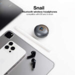 Tooq Auricolari wireless + microfono "Snail" - Colore grigio - immagine 2