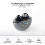 Tooq Auricolari wireless + microfono "Snail" - Colore grigio - immagine 3