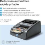 Safescan 185-S Verificatore di banconote - Verifica accurata delle banconote - Rilevamento delle contraffazioni - Verifica multidirezionale - Conteggio automatico delle banconote - immagine 2