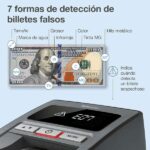 Safescan 185-S Verificatore di banconote - Verifica accurata delle banconote - Rilevamento delle contraffazioni - Verifica multidirezionale - Conteggio automatico delle banconote - immagine 4