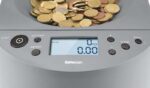 Safescan 1450 Eur Contatrice e classificatrice automatica di monete - Conta e classifica 500 monete al minuto - Funzione di stampa - Capacità del contenitore fino a 1.000 monete - immagine 2