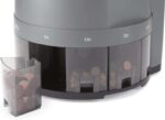 Safescan 1450 Eur Contatrice e classificatrice automatica di monete - Conta e classifica 500 monete al minuto - Funzione di stampa - Capacità del contenitore fino a 1.000 monete - immagine 3