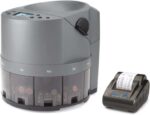 Safescan 1450 Eur Contatrice e classificatrice automatica di monete - Conta e classifica 500 monete al minuto - Funzione di stampa - Capacità del contenitore fino a 1.000 monete - immagine 4
