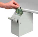 Safescan 4100 Bianca - Conservazione sicura delle banconote - Design resistente in acciaio - Accesso facile e discreto - Affidabilità e qualità garantite - immagine 4