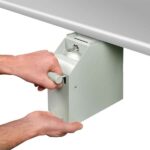 Safescan 4100 Bianca - Conservazione sicura delle banconote - Design resistente in acciaio - Accesso facile e discreto - Affidabilità e qualità garantite - immagine 5