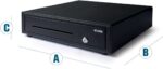 Safescan SD-4141 Cassetto portamonete - 8 scomparti per monete - 4 scomparti per banconote - fino a 1 milione di aperture - immagine 4