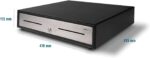 Safescan HD-4141S Cassetto portamonete - 8 scomparti per monete e 4 per banconote - fino a 2 milioni di aperture - immagine 4