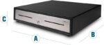Safescan HD-4646S Cassetto portamonete - Design robusto e resistente - Regolabile e personalizzabile - Doppia connettività per sistemi POS - immagine 3