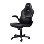 Trust GXT 703 Riye Sedia da gioco - Braccioli - Ruote in nylon - Pistone a gas classe 4 - Base in metallo - Peso max. 140 kg - Colore nero - immagine 2