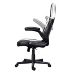 Trust GXT 703W Riye Sedia da gioco - Braccioli - Ruote in nylon - Pistone a gas classe 4 - Base in metallo - Peso massimo 140 kg - Colore nero/bianco - immagine 4