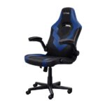 Trust GXT 703B Riye Sedia da gaming - Braccioli - Ruote in nylon - Pistone a gas classe 4 - Base in metallo - Peso massimo 140 kg - Colore nero/blu - immagine 2