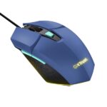 Trust Mouse da gioco illuminato Felox - Velocità regolabile fino a 6400 PPP - 3 configurazioni LED multicolore - 6 pulsanti programmabili - immagine 2