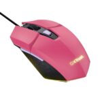 Trust Mouse da gioco illuminato Felox - Velocità regolabile fino a 6400 PPP - 3 configurazioni LED multicolore - 6 pulsanti programmabili - immagine 2