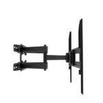 Unykach UK1280 Supporto a parete estensibile e articolato a doppio braccio per TV da 32"-55" - Peso massimo 50 kg - VESA massimo 400 x 400 mm - immagine 4