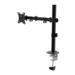 Unykach UK1421 Supporto da tavolo con braccio articolato per monitor da 10"-32" - Girevole, inclinabile ed estensibile - Gestione dei cavi - Peso massimo 10 kg - VESA 100x100 mm - immagine 3