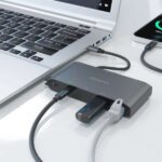 Aisens USB-C Dock 8 in 1 - USB-C a 1xHDMI - 1xVGA - 1xRJ45 - 2xUSB-A - 2xUSB-C 5G - 1xUSB-C PD - 20 cm - Colore grigio - immagine 5