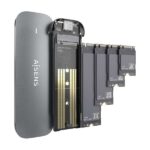 Aisens Box esterno M.2 (NGFF) ASM2-006Gry SATA a USB3.1 GEN1 - Colore grigio - immagine 3