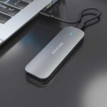 Aisens Box esterno M.2 (NGFF) ASM2-006Gry SATA a USB3.1 GEN1 - Colore grigio - immagine 5