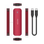 Aisens Box esterno M.2 (NGFF) ASM2-027Red NVMe a USB3.2 GEN2 - Colore rosso - immagine 4