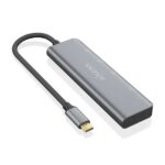 Hub USB 3.2 GEN1 5G USB-C - USB-C/M-2xUSB-C/H-2xUSB-A/H - 15 cm - Colore grigio - immagine 2