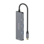 Hub USB 3.2 GEN2 10G USB-C - USB-C/M-1xUSB-C/H-3xUSB-A/H - 15 cm - Colore grigio - immagine 3