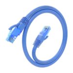 Cavo di rete RJ45 Cat.6 UTP AWG26 CCA Aisens - 30 cm - Colore blu - immagine 2