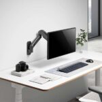 Aisens Supporto a parete PRO contrappeso girevole e inclinabile per monitor/TV 9 kg (3 perni - 1 braccio) da 17-32 - Colore nero - immagine 4
