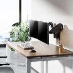 Aisens Supporto a parete PRO Contrappeso girevole e inclinabile per monitor/TV 9 kg (3 perni - 2 bracci) da 17-32 - Colore nero - immagine 4