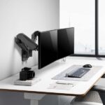 Aisens Supporto a parete PRO Contrappeso girevole e inclinabile per monitor/TV 9 kg (3 perni - 2 bracci) da 17-32 - Colore nero - immagine 5
