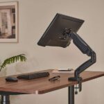 Aisens Supporto da tavolo PRO Contrappeso girevole e inclinabile per monitor/TV 9 kg (3 perni - 1 braccio) da 17-32 - Colore nero - immagine 4