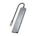 Aisens Hub USB 3.2 Gen1 5G USB-C - USB-C/M-1xUSB-C PD100W/H-1xUSB-C/H-3xUSB-A/H - 15 cm - immagine 3
