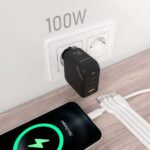 Caricabatterie GAN Aisens da 100 W - 3xUSB-C PD3.0 QC4.0 - 1xUSB-A QC3.0 - immagine 5