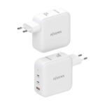 Caricabatterie GAN Aisens 140W - 2xUSB-C PD3.1 QC4.0 - 1xUSB-A QC3.0 - immagine 3