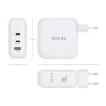 Caricabatterie GAN Aisens 140W - 2xUSB-C PD3.1 QC4.0 - 1xUSB-A QC3.0 - immagine 4