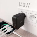 Caricabatterie GAN Aisens 140W - 2xUSB-C PD3.1 QC4.0 - 1xUSB-A QC3.0 - immagine 4