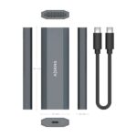 Aisens Box esterno M.2 (NGFF) Asm2-029Gr NVME a USB3.2 Gen2 - immagine 4