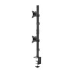 Aisens Supporto da tavolo Eco girevole e inclinabile per 2 monitor/TV 9 kg da 17-32 - immagine 2