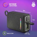 NGS Roller Furia 1 Altoparlante Bluetooth 15W TWS - Autonomia fino a 9 ore - Resistenza all'acqua IPX6 - Colore nero - immagine 3