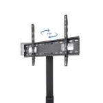 Tooq Moon Supporto da pavimento con regolazione dell'altezza per schermi da 37"-75" - Colore nero - immagine 3