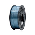 Filamento 3D PLA SILK - Diametro 1,75 mm - Bobina da 1 kg - Colore argento - immagine 3