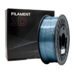 Filamento 3D PLA SILK - Diametro 1,75 mm - Bobina da 1 kg - Colore argento - immagine 4