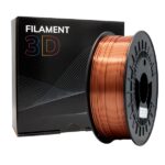 Filamento 3D PLA SILK - Diametro 1,75 mm - Bobina da 1 kg - Colore rame - immagine 4