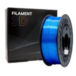 Filamento 3D PLA SILK - Diametro 1,75 mm - Bobina da 1 kg - Colore blu - immagine 4