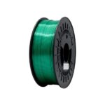 Filamento 3D PLA SILK - Diametro 1,75 mm - Bobina da 1 kg - Colore verde - immagine 3