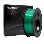 Filamento 3D PLA SILK - Diametro 1,75 mm - Bobina da 1 kg - Colore verde - immagine 4